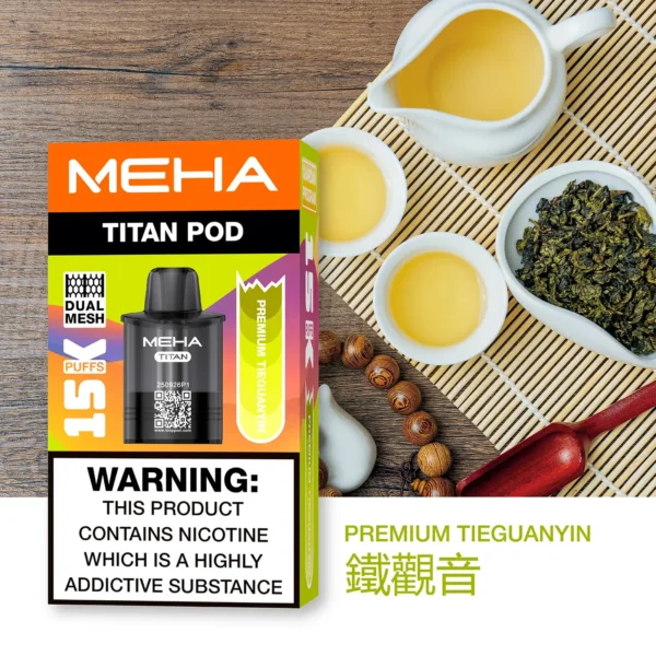 【買3贈主機】MEHA 魅嗨 TITAN 泰坦15000口專用煙彈 電子煙替換煙彈 大容量煙彈設計 搭配泰坦主機使用 日常換彈推薦 台灣現貨