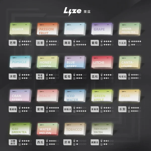 20260130154222_732_419_fed14e20-22fe-4502-8ae8-7253f587625d.webp Lyze 萊茲 東京魔盒專用電子煙煙彈 10000口長效容量設計 穩定霧化口感 日常替換補充使用 台灣現貨