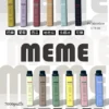 20260202172631_758_419.webp MEME 拋棄式電子煙 7000口長效容量設計 便攜輕巧機身 外出使用方便 日常口感體驗推薦 台灣現貨