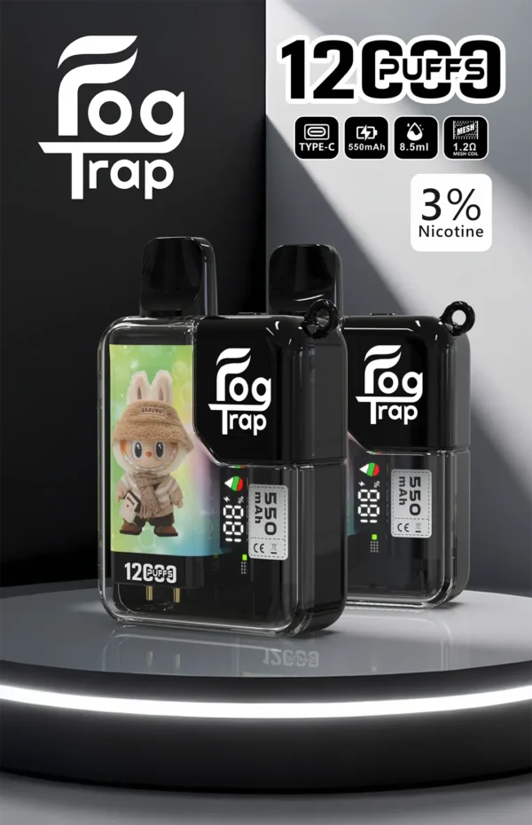 6a24674fcb5d598e7ce25c0dfdb5c85a.webp 【滿10贈1】Fog Trap 限量聯名蠟筆小新×LABUBU 12000口拋棄式電子煙 動漫潮流限定設計 大容量一次性電子煙 收藏款推薦 台灣現貨