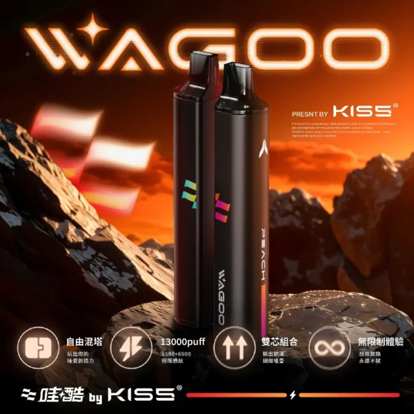 97c99b4678a4cee3c7bb27a69a00dadb.webp 哇酷 WAGOO KIS5 6500口拋棄式電子煙 長效容量設計 一次性電子煙方便使用 日常攜帶推薦 台灣現貨