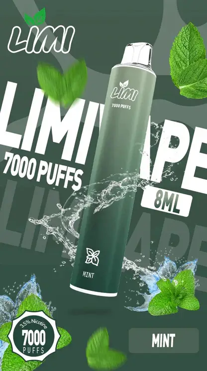 LIMI拋棄式一次性7000口-1.webp LIMI 7000口拋棄式電子煙 長效容量設計 一次性電子煙方便使用 日常攜帶體驗推薦 台灣現貨