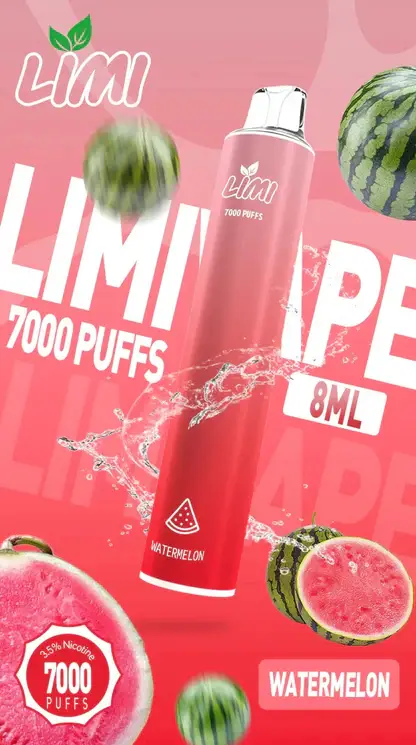 LIMI拋棄式一次性7000口-2.webp LIMI 7000口拋棄式電子煙 長效容量設計 一次性電子煙方便使用 日常攜帶體驗推薦 台灣現貨