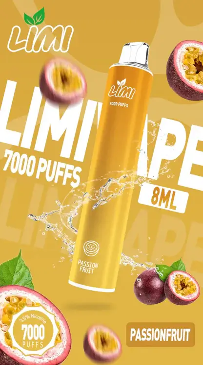 LIMI拋棄式一次性7000口-4.webp LIMI 7000口拋棄式電子煙 長效容量設計 一次性電子煙方便使用 日常攜帶體驗推薦 台灣現貨