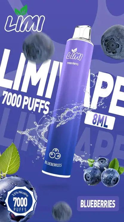 LIMI拋棄式一次性7000口-8.webp LIMI 7000口拋棄式電子煙 長效容量設計 一次性電子煙方便使用 日常攜帶體驗推薦 台灣現貨