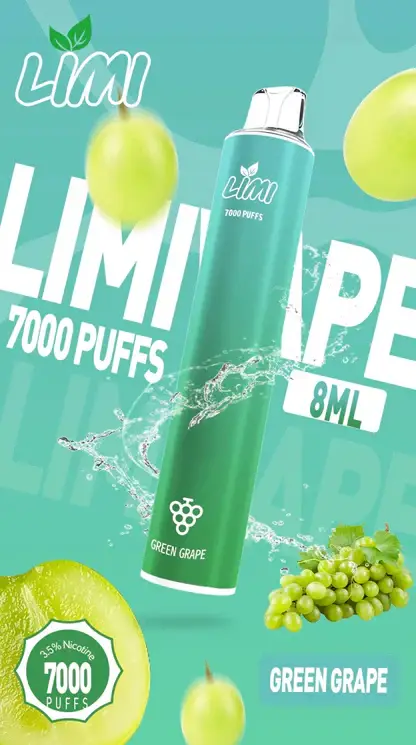 LIMI拋棄式一次性7000口-9.webp LIMI 7000口拋棄式電子煙 長效容量設計 一次性電子煙方便使用 日常攜帶體驗推薦 台灣現貨