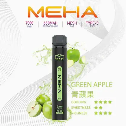MEHA-XBAR-拋棄式-7000口小黑條-8.webp MEHA XBAR 魅嗨小黑條7000口拋棄式電子煙 長效容量設計 個性條形外觀 日常攜帶使用推薦 台灣現貨
