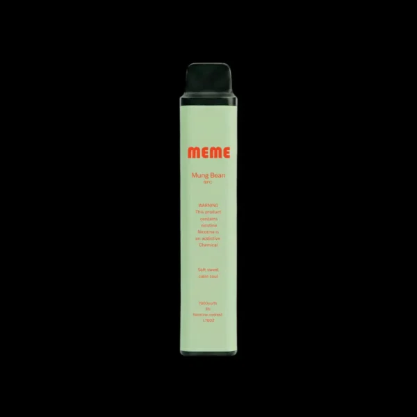 MEME-mung-bean.webp MEME 拋棄式電子煙 7000口長效容量設計 便攜輕巧機身 外出使用方便 日常口感體驗推薦 台灣現貨
