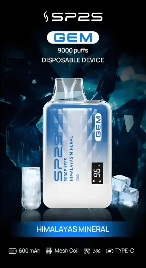 SP2S 思博瑞 GEM 9000口拋棄式電子煙 長效容量設計 一次性電子煙方便使用 日常攜帶推薦 台灣現貨