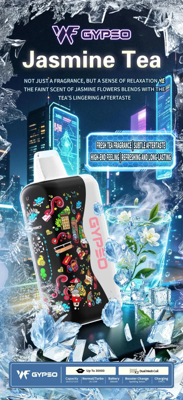 GYPSO滿天星30000口抛棄式電子煙-9 GYPSO 滿天星 30000口拋棄式電子煙 便攜輕巧機身 雙模式雙功率 外出使用推薦 台灣現貨