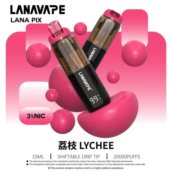 IMG_5315 LANA PIX 閃光彈 20000口拋棄式電子煙 便攜輕巧機身 獨家可折疊式吸嘴 外出使用推薦 台灣現貨