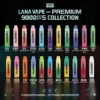 LANA9000口一次性電子煙-商品主圖及口味選擇 LANA PEN PLUS 9000口拋棄式電子煙 便攜輕巧機身 Mesh網芯極致霧化 外出使用推薦 台灣現貨