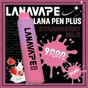 LANA一次性9000口-草莓牛奶-scaled-1-300x300 LANA PEN PLUS 9000口拋棄式電子煙 便攜輕巧機身 Mesh網芯極致霧化 外出使用推薦 台灣現貨