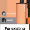 RELX悅刻x-box-16000口拋棄式電子煙-橙色主機 RELX 悅刻 X-BOX 16000口換彈式電子煙套裝 便攜輕巧機身 雙段功率調節 外出使用推薦 台灣現貨