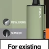 RELX悅刻x-box-16000口拋棄式電子煙-綠色主機 RELX 悅刻 X-BOX 16000口換彈式電子煙套裝 便攜輕巧機身 雙段功率調節 外出使用推薦 台灣現貨
