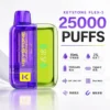 【買一盒煙彈送主機】KEYSTONE FLEX-3 鑰石 25000口拋棄式電子煙 便攜輕巧機身  外出使用推薦 台灣現貨