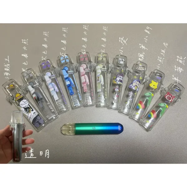 sp2s-case-cover 一代通用主機保護套 便攜輕巧機身 卡通貼圖透明外觀 外出使用推薦 台灣現貨