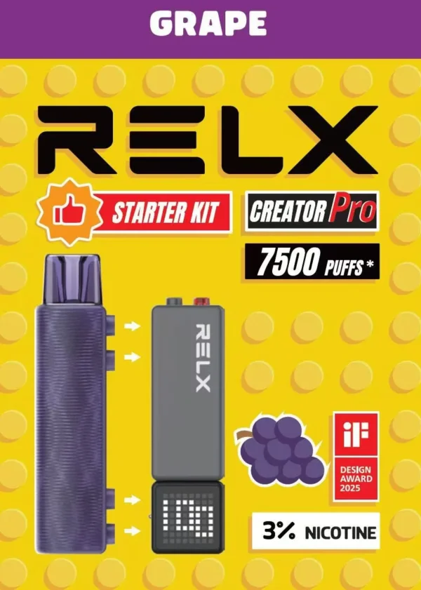 圖片_20260131011127_147_7 RELX 悅刻 Creator積木 7000口拋棄式電子煙套裝 便攜輕巧機身 外出使用推薦 台灣現貨