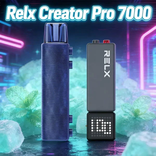 悦刻积木7000套装-5 RELX 悅刻 Creator積木 7000口拋棄式電子煙套裝 便攜輕巧機身 外出使用推薦 台灣現貨