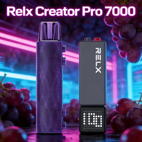 悦刻积木7000套装-6 RELX 悅刻 Creator積木 7000口拋棄式電子煙套裝 便攜輕巧機身 外出使用推薦 台灣現貨
